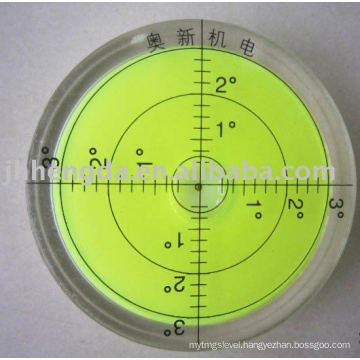 cylinder bubble level with scale